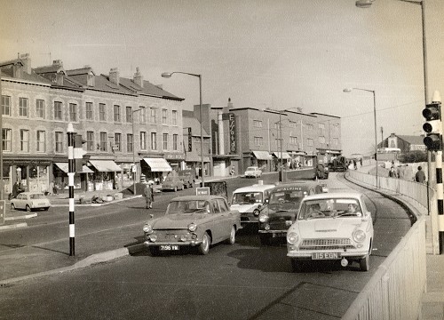 Essoldo Cinema Stretford, previously the Longford Cinema side entrance 1967